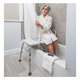 Drive Medical Splash Defenseâ„¢ Transfer Bench with Curtain Guard Protection